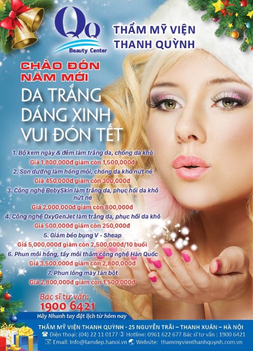 Bảng giá dịch vụ spa