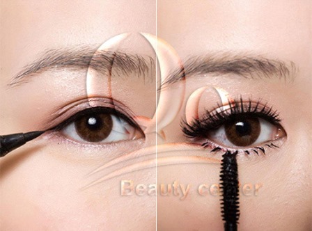 Phun mí mắt beauty line Hàn Quốc 
